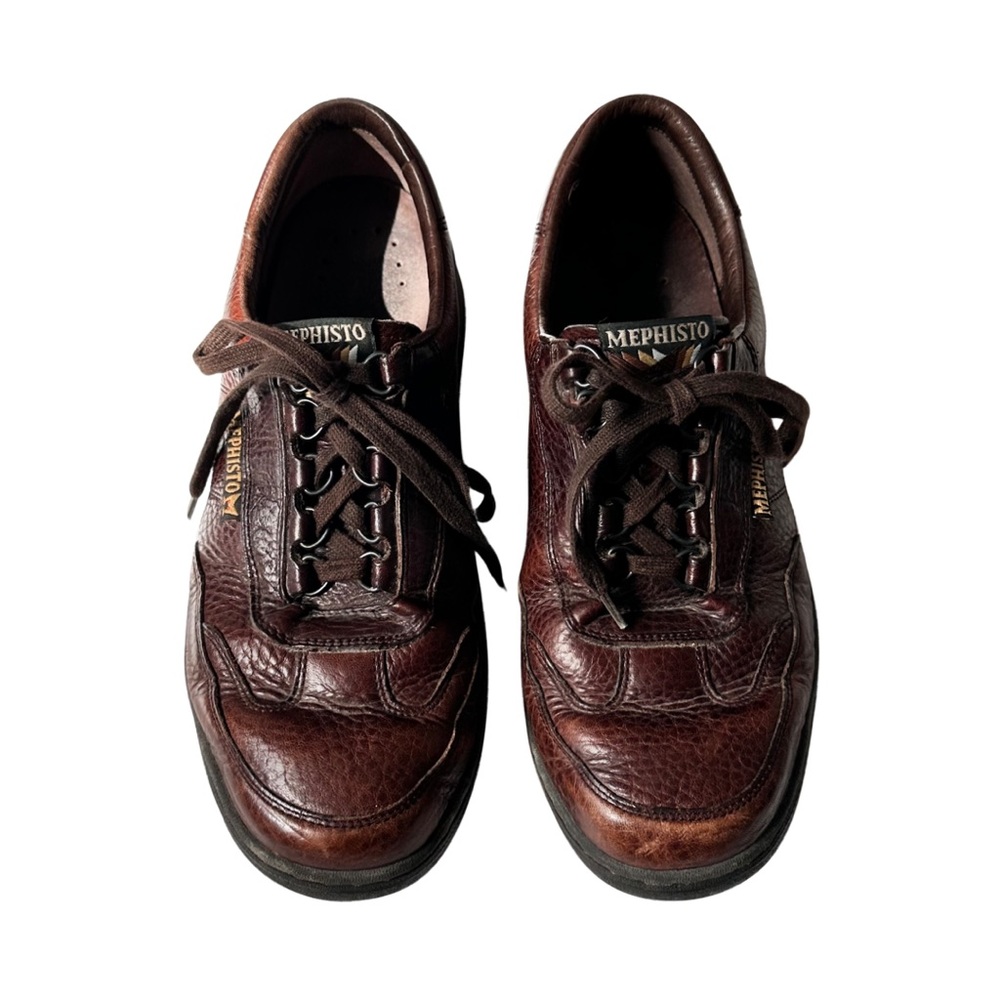 Mephisto Men’s Runoff Leather Oxford Air Jet Sport Lace Up Walking Shoe Size 8.5